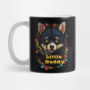 Dog In Pocket Funny Puppy For Dog Lovers Mug